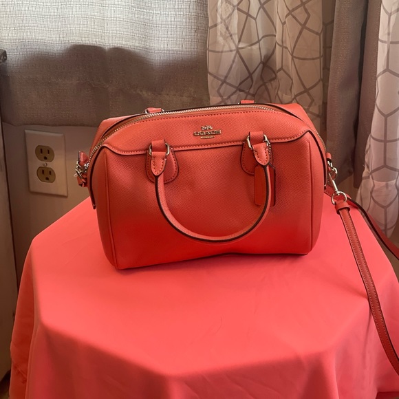 Coach Bags Coach F3222 Crossgrain Leather Mini Satchel